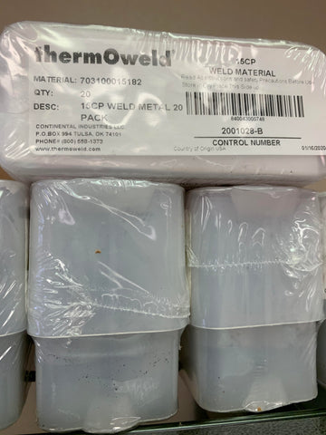Thermoweld 15CP Weld Shot (Includes 20 shots per pack)