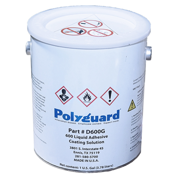 Polyguard 600 Liquid Adhesive - 1 Gallon (Used with application of
