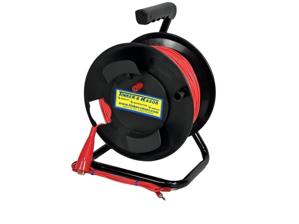 Tinker & Rasor 16 AWG Wire Reel - 250ft RED LEAD WIRE