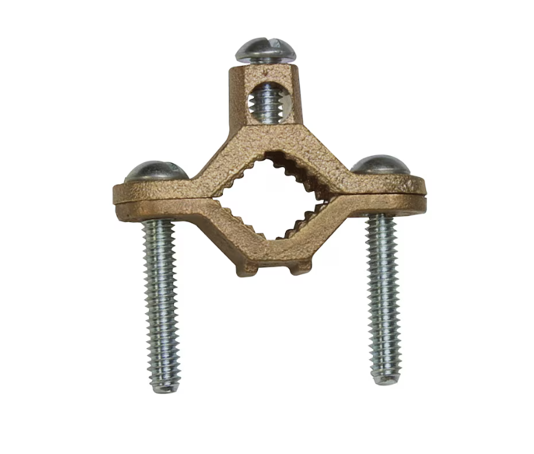 2 Inch Brass Ground Clamp for Grounding Connection on Pipe/Water Pipe 2"